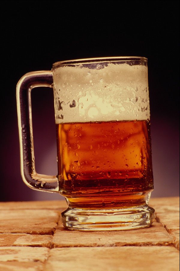 761042 Mug Of Dark Beer, On Bricks A4 Photo Print