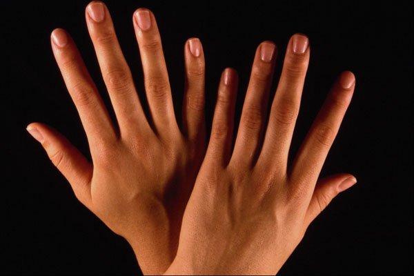 761049 Two Crossed Hands A4 Photo Print