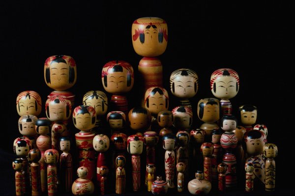 761051 Kokeshi Choir A4 Photo Print