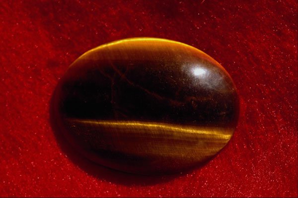 761053 Tiger Eye Cabochon A4 Photo Print