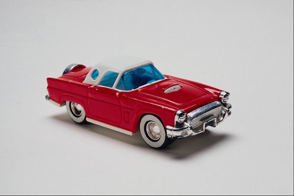761065 Red And White Thunderbird A4 Photo Print