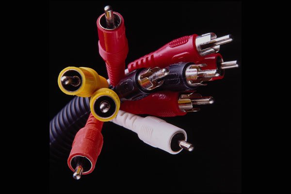 761068 Audio Cables A4 Photo Print