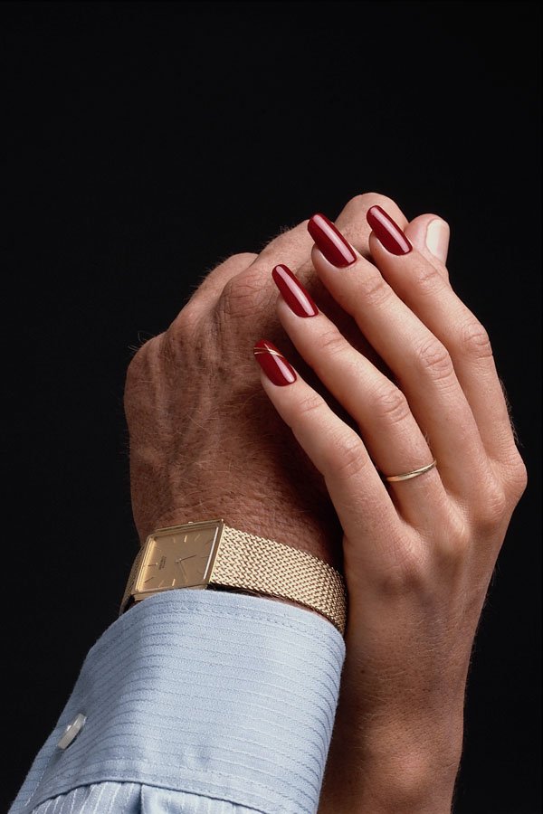 761083 Female And Male Hands A4 Photo Print