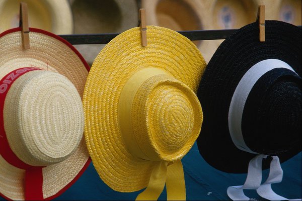 762019 Venetian Festival Hats, Venice, Italy A4 Photo Print