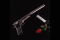762025 Smith & Wesson .45 Caliber 686 Automatic Pistol And Minox Camera A4 Photo Print