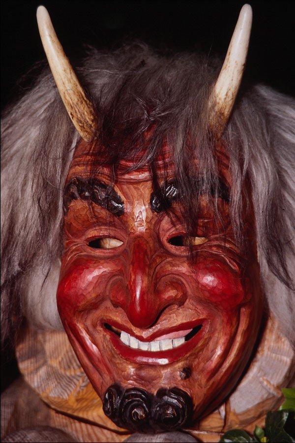 762028 Devil's Mask A4 Photo Print