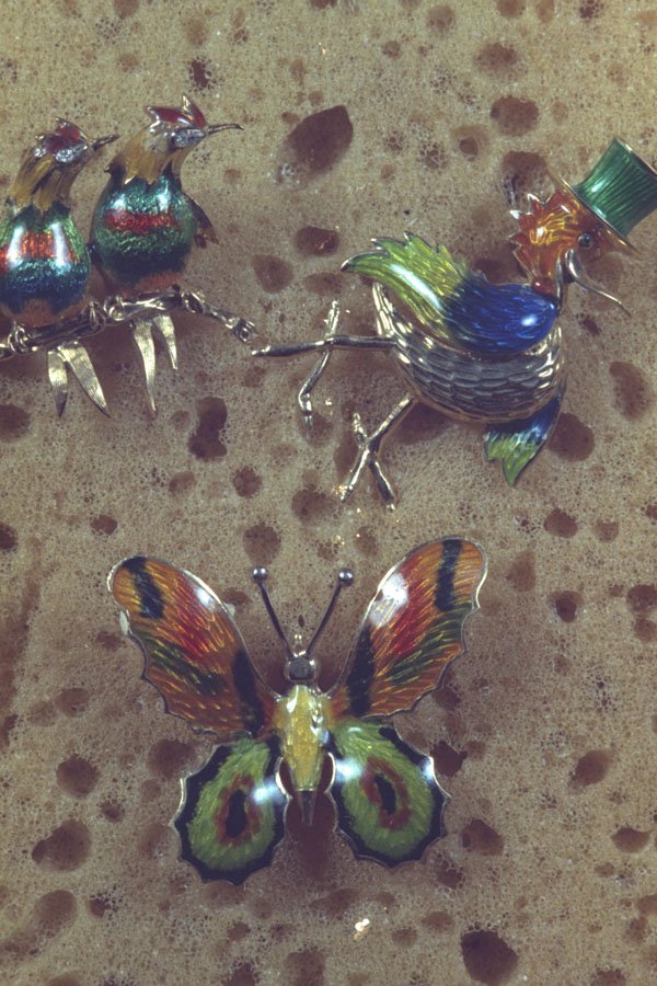 762036 Enamel Brooches A4 Photo Print