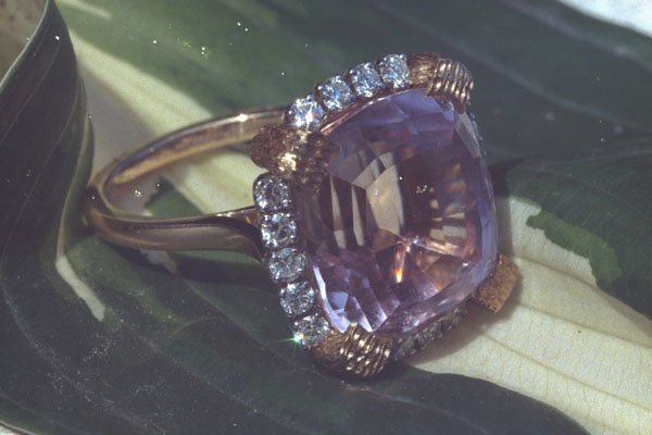 762043 Kunzite Ring A4 Photo Print