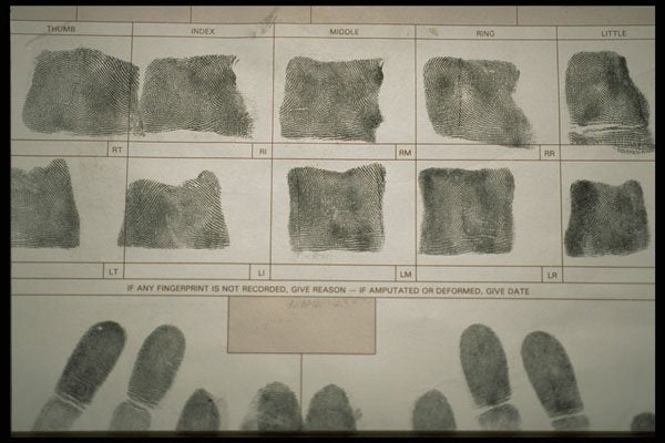 762052 Fingerprints A4 Photo Print