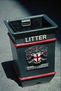 762088 Litter Bin, London, England A4 Photo Print