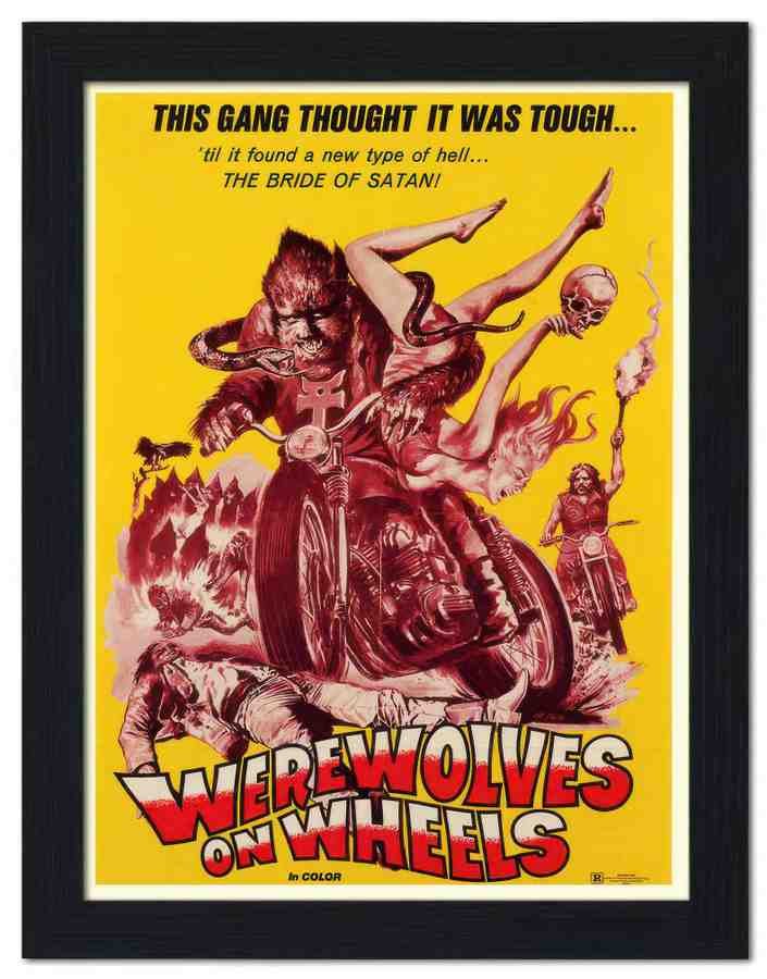 762B werewolves on wheels 1971 2 Vintage Advert A4 Photo Print
