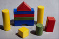 763008 Colored Blocks A4 Photo Print