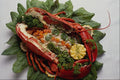 763011 Lobster Plate, La Fine Grobe, Wigadoo, New Brunswick, Canada A4 Photo Print