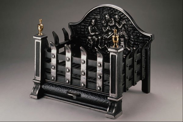 763020 Cast Iron Fire Basket A4 Photo Print