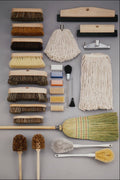 763022 Various Brush Heads And Mops A4 Photo Print