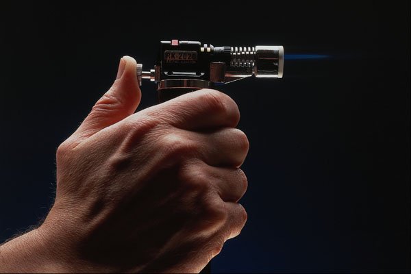763043 Hand Held Mini Brazing Torch A4 Photo Print