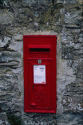 764004 Wall mounted Red Letter Box A4 Photo Print