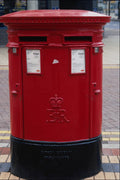 764006 Double Red Letter Boxes A4 Photo Print