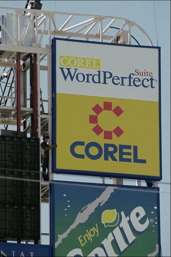 764009 Corel Sign A4 Photo Print