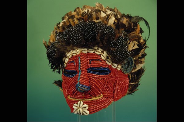 764031 Cult Mask, Zaire, Africa A4 Photo Print