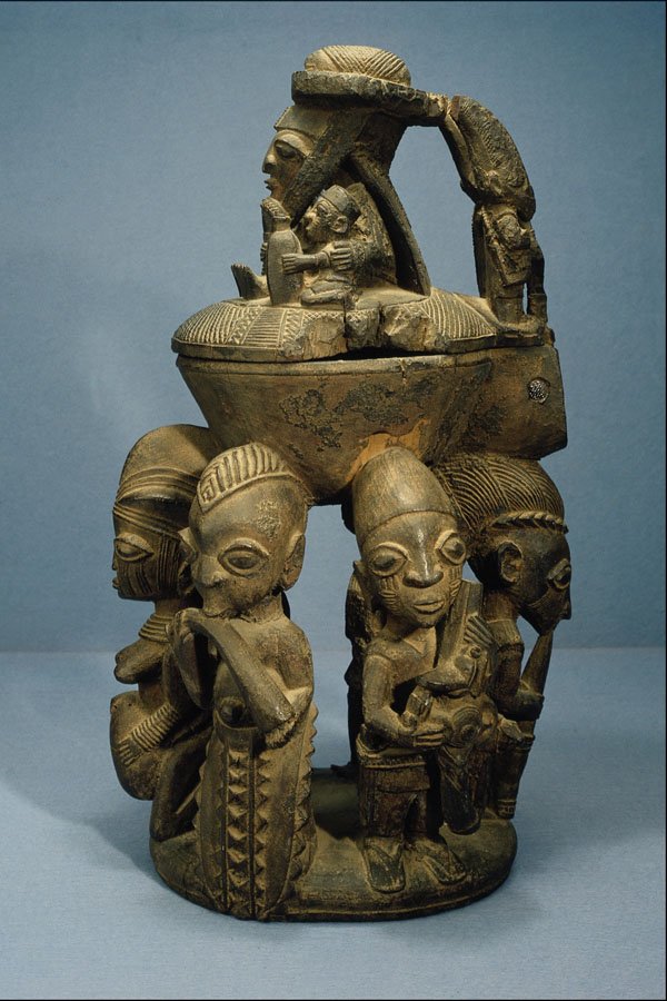 764034 Presentation Bowl, Yoruba People, Nigeria, Africa A4 Photo Print