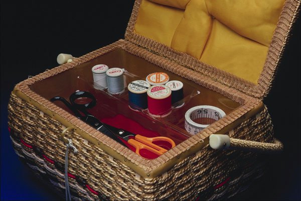 764068 Sewing Basket A4 Photo Print