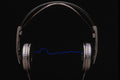 764069 Headphones A4 Photo Print