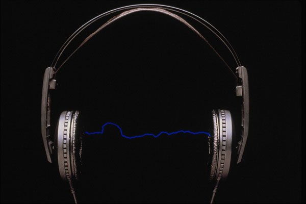 764069 Headphones A4 Photo Print