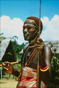 765019 Masai Warrior, Kenya A4 Photo Print