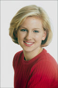 765020 Blonde Woman With Red Blouse A4 Photo Print