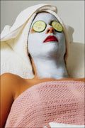 765026 Facial With Cucumbers A4 Photo Print