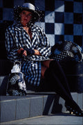 765038 Checkerboard Fashion A4 Photo Print