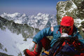 765078 Resting On The South Ridge On Everest, 6500 M, Himalaya Mountains A4 Photo Print