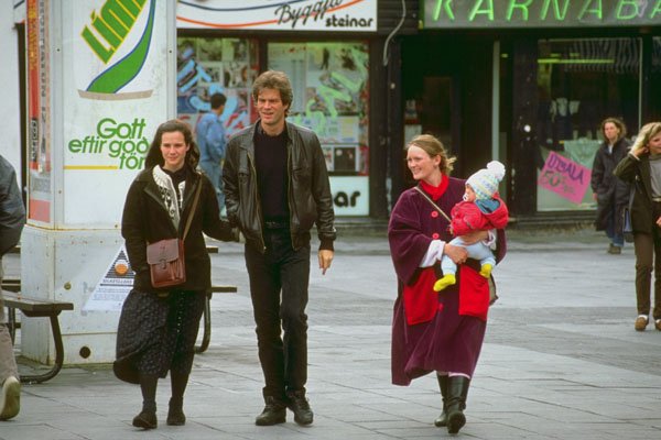 766007 People In The Street, Reykjavik, Iceland A4 Photo Print