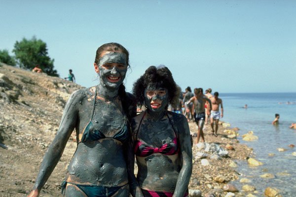766009 Dead Sea Mud, Israel A4 Photo Print