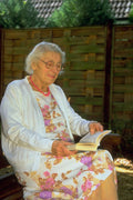 766029 Elderly Lady Reading A4 Photo Print