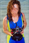 766031 Diver With Camera A4 Photo Print