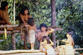 766058 Natives In Pygmy Village Along The Amazon River, Peru A4 Photo Print