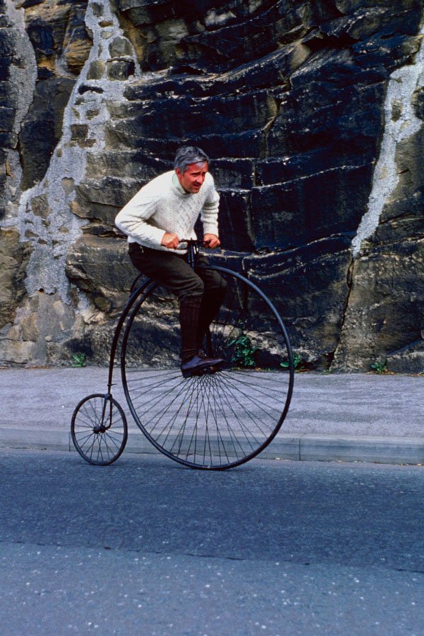 766097 Penny Farthing Bicycle A4 Photo Print