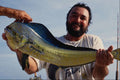 767042 Angler With Mahi mahi A4 Photo Print