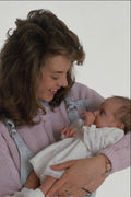 767073 Mother Holding Young Baby A4 Photo Print