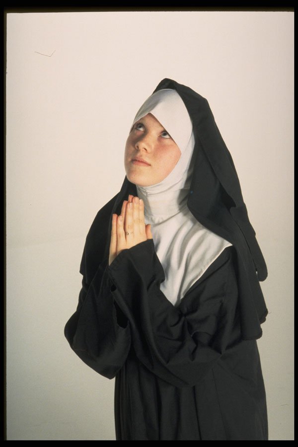 767085 Nun A4 Photo Print