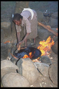 767086 Making Injera Near Gondar, Ethiopia A4 Photo Print