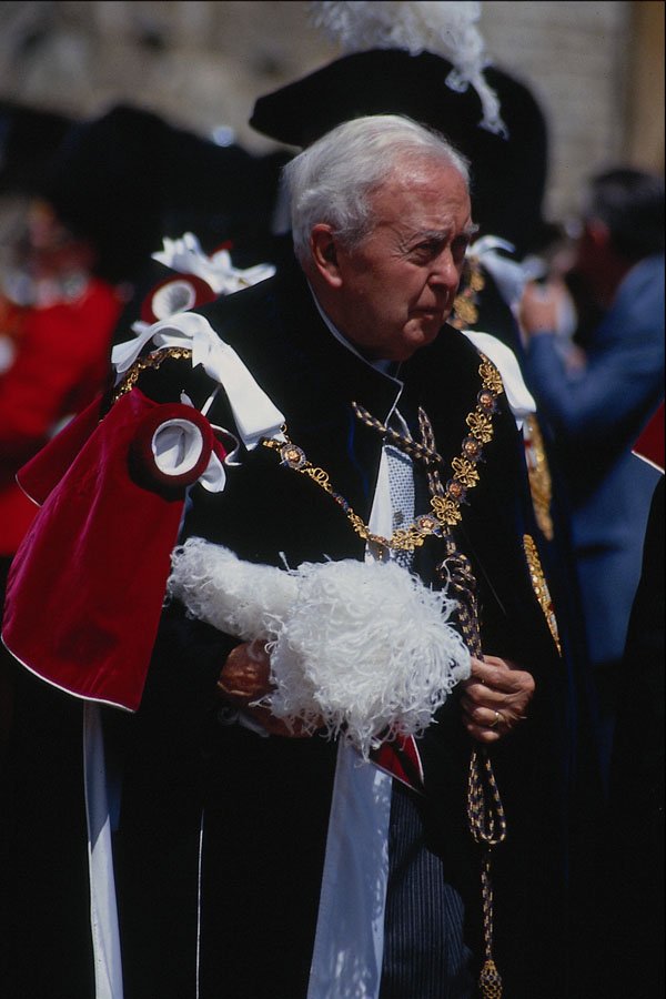 768001 Lord Wilson In The Garter Procession, 1992 A4 Photo Print