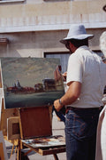 768003 Artist Painting, St. Marks, Venice, Italy A4 Photo Print