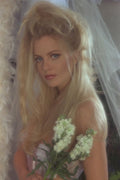 768013 Chris With Flowers And White Veil A4 Photo Print