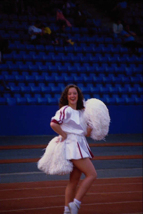 768024 Olympian's Cheerleaders A4 Photo Print