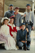 768031 Movie Set, Confederate Dress, Colton, California, U.S.A. A4 Photo Print