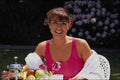 768048 Maria Having Breakfast Outdoors In An Exercise Leotard A4 Photo Print