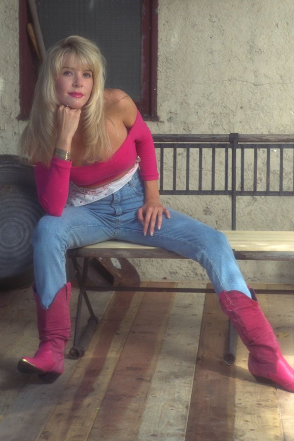 768062 Anne, Cowboy Boots And Denim A4 Photo Print